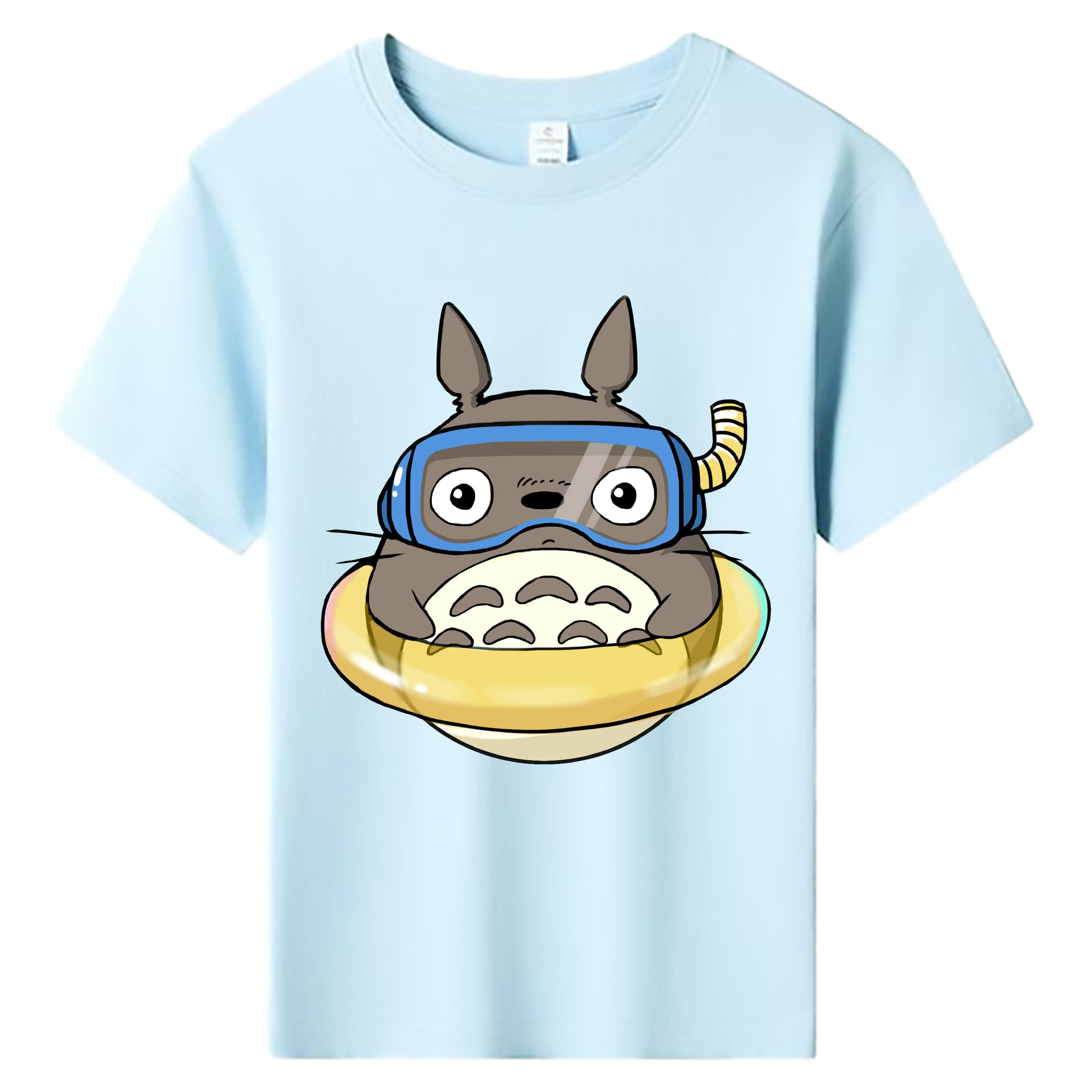 （画像用） となりのトトロ 草壁メイ 草壁サツキ My Neighbor Totoro Satsuki Kusakabe Mei Kusakabe 綿100％キッズTシャツ（フロントプリント）